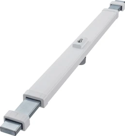 ABUS Panzerriegel PR2800 L2 ohne Zylinder weiß, Querriegelschloss