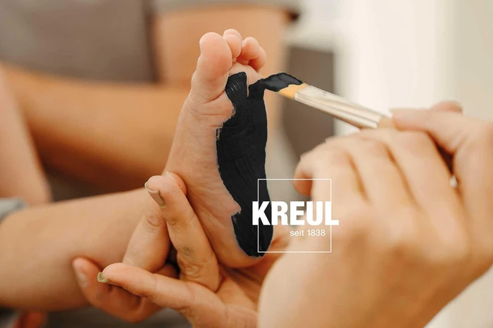 Kreul Mucki Porzellan-Fingerfarbe, gelb/schwarz, 50ml, 2er-Set