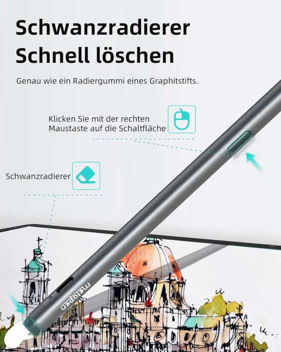 Metapen M2 Surface Pen, grau