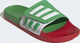 adidas TND Adilette vivid green/cloud white/scarlet