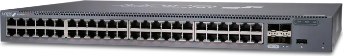 Juniper EX4000 Rackmount Gigabit Managed Switch, 48x RJ-45, 4x SFP+, 740W PoE+, Front to Back Airflow