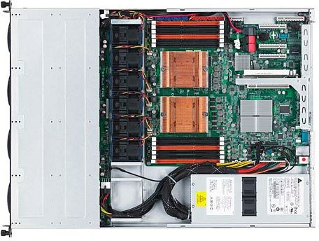 ASUS RS500A-X6/PS4, 1HE (dual Opteron Sockel C32, quad PC3-10667R reg ECC DDR3), 1HE