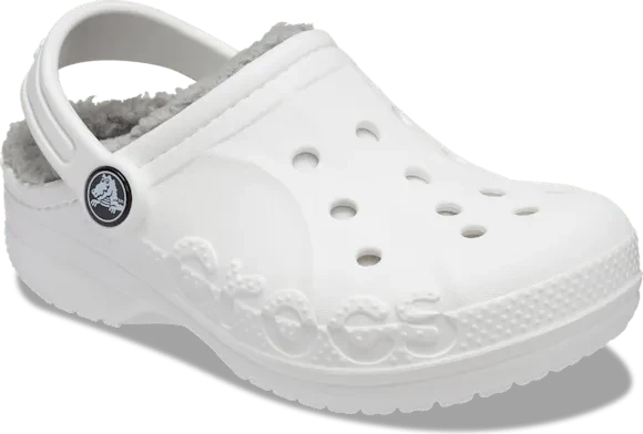 Crocs Baya Lined Clog white/light grey (Junior)