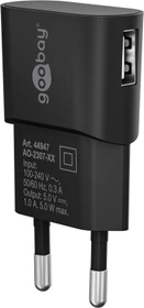 Wentronic Goobay USB-A Ladegerät 5W schwarz