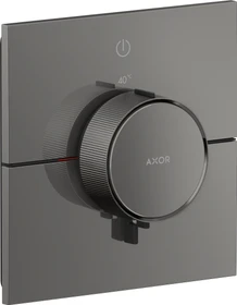 Hansgrohe Axor ShowerSelect ID eckig Thermostat für 1 Verbraucher polished black chrome