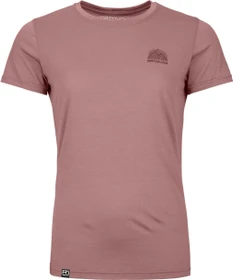 Ortovox 120 Cool Tec Mountain Stripe Funktionsshirt kurzarm dusk rose (Damen)