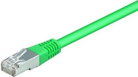 goobay Patchkabel, Cat5e, F/UTP, RJ-45/RJ-45, 1m, grün