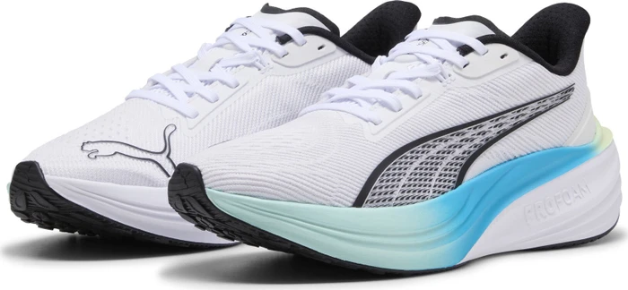 Puma Darter Pro puma white/puma black/mint melt/speed blue