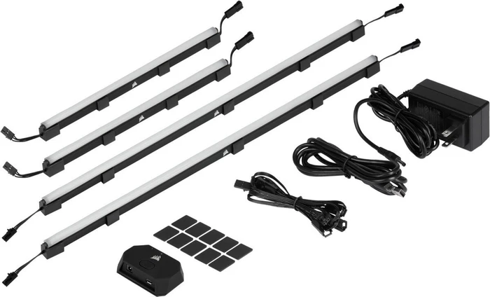 Corsair iCUE LS100 Smart Lighting Strip Starter Kit, RGB-Beleuchtungsset