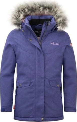 Trollkids Girls Oslo Coat XT Funktionsmantel dark purple (Junior)