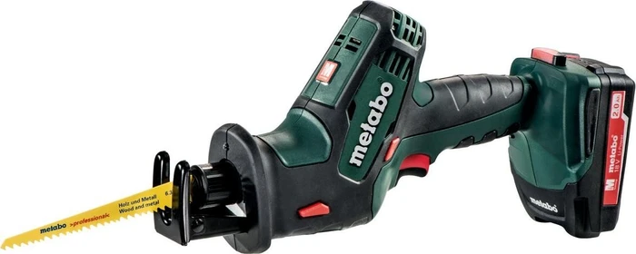 Metabo SSE 18 LTX Compact Akku-Säbelsäge inkl. Koffer + 2 Akkus 2.0Ah
