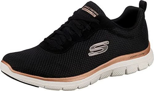 Skechers Flex Appeal 4.0 Brilliant View schwarz/rose gelt (Damen)