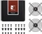 Noctua NA-FG1-7 Lüftergitter, 70mm, 2er-Pack Vorschaubild