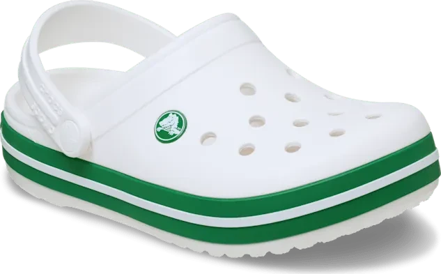 Crocs Crocband Clog white/green ivy (Junior)