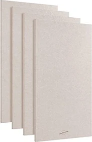 AudioSilk Akustikpaneele 116x58cm 4er Pack natur