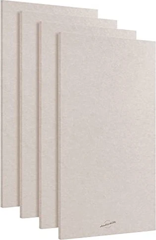 AudioSilk Akustikpaneele 116x58cm 4er Pack natur