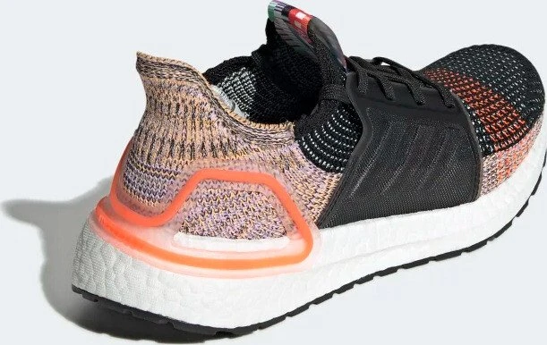 adidas Ultraboost 19 core black/crystal white/solar orange (Damen)