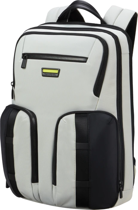 Samsonite Urban-Eye, Rucksack, 15.6", mit 2 Taschen, Light Grey/Lime