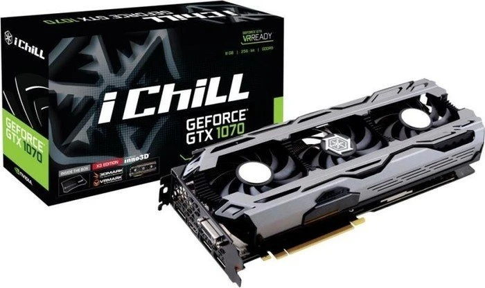 INNO3D GeForce GTX 1070 iCHILL X3, 8GB GDDR5, DVI, HDMI, 3x DP