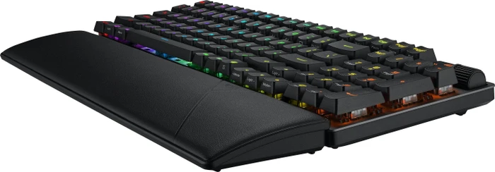 ASUS ROG Strix Scope II 96 RX Wireless, PBT, schwarz, ROG RX RED, USB/Bluetooth, DE