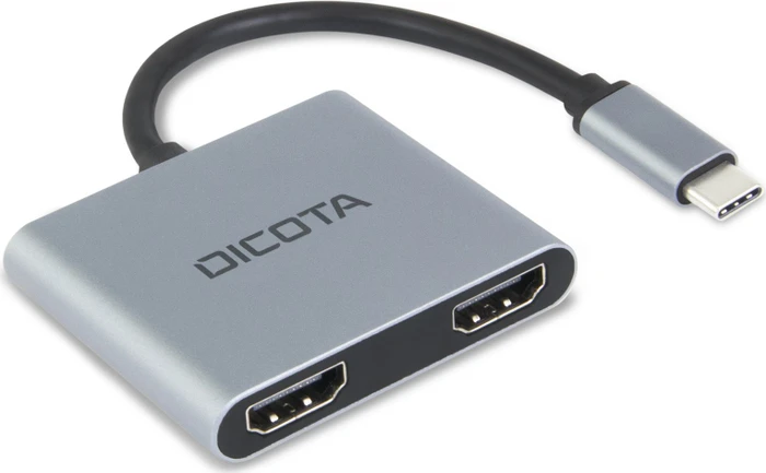 Dicota USB-C Mobile 4-in-1 Mini Docking Station 4K, USB-C 3.0 [Stecker]