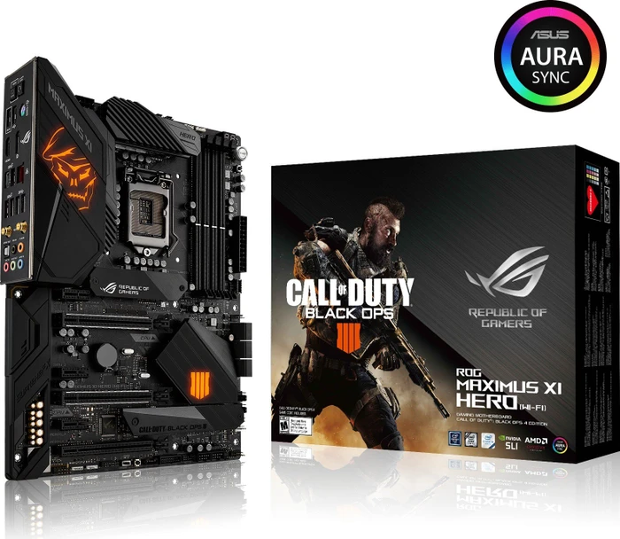 ASUS ROG Maximus XI Hero [WI-FI] - Call of Duty - Black Ops 4 Edition (Intel 1151 v2)