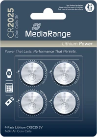 MediaRange CR2025, 4er-Pack