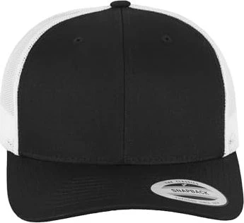 Flexfit YP Classics Retro Trucker 2-Tone Kappe schwarz/weiß