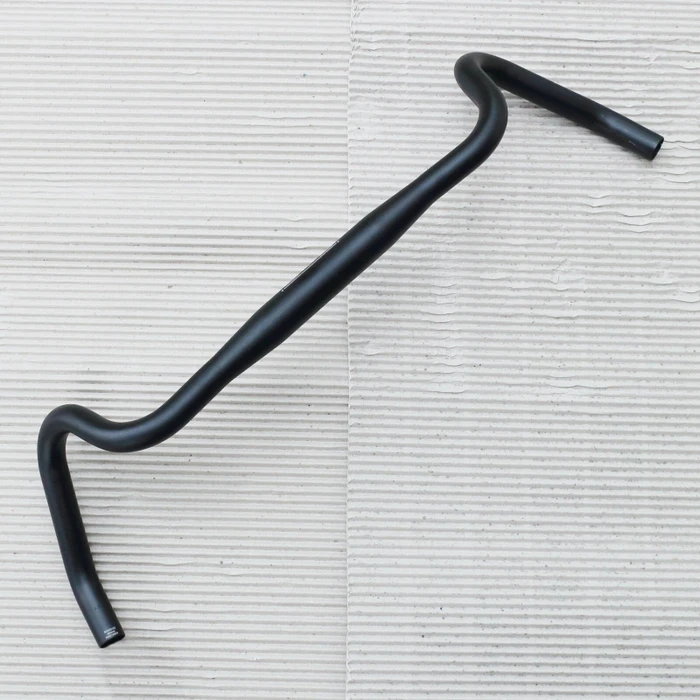 Ergotec Gravel 31.8mm/0mm/0° up/21° back Rennrad Lenker 110mm/76mm 620mm schwarz