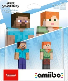 Nintendo amiibo Figur Super Smash Bros. Collection Steve & Alex (Switch/WiiU/3DS)