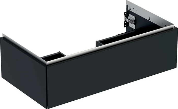 Geberit ONE Unterschrank für Waschtisch, mit einer Schublade, 90cm, schwarz/lackiert matt