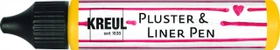 Kreul Pluster & Liner Pen Effektfarbe, sonnengelb, 29ml