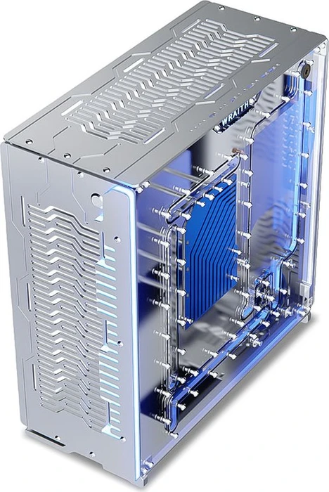 Singularity Computers Wraith, silber, Acrylfenster, Mini-ITX