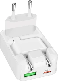 SBS Mobile Flexi Wall Charger 30W weiß