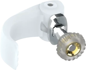 Leki Speed Lock 2 Hebel inkl. Rändelrad 16/14mm weiß