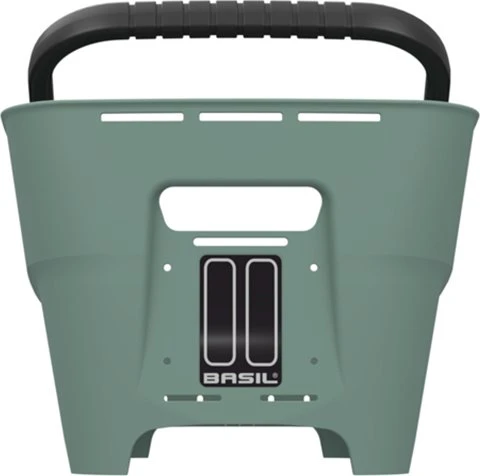 Basil Cento Neo MIK Fahrradkorb silvergreen
