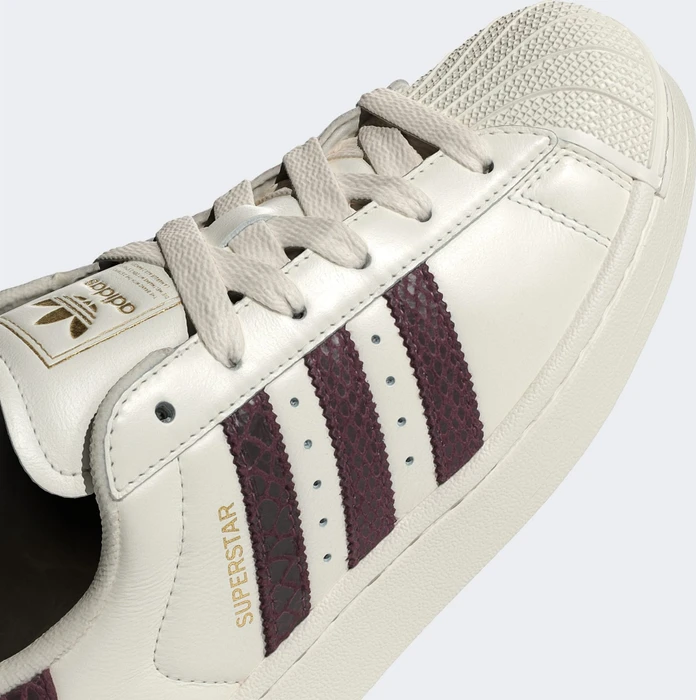 adidas Superstar II off white/maroon/gold metallic (Damen)