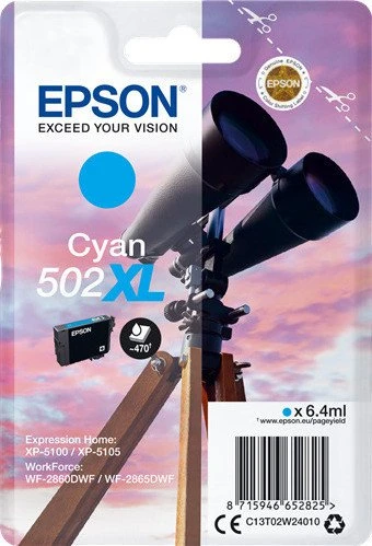 Epson Tinte 502XL cyan