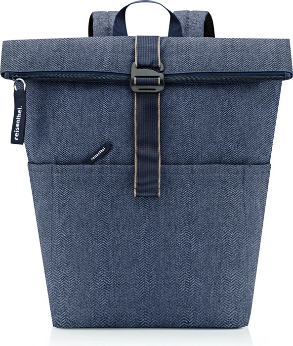 Reisenthel Rolltop herringbone dark blue