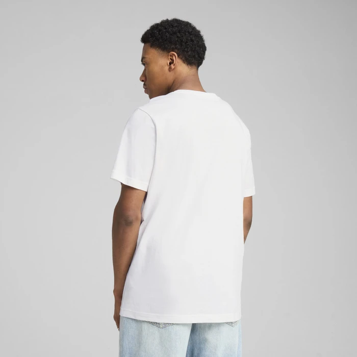 Puma Essentials No.1 Logo T-Shirt kurzarm puma white
