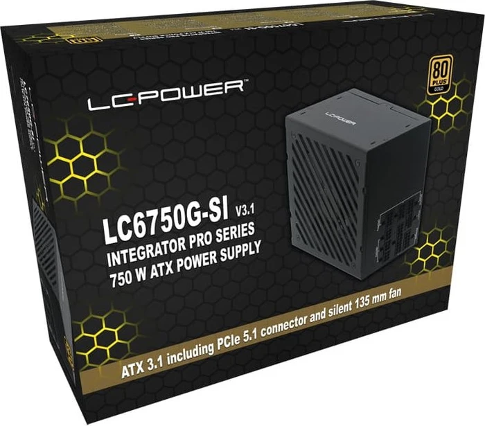 LC-Power Integrator Pro LC6750G-SI V3.1 750W, ATX 3.1