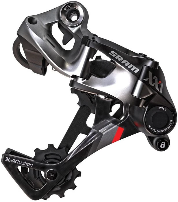 SRAM XX1 X-Horizon 11s 10-42t Schaltwerk lang rot