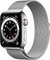 Apple Watch Series 6 (GPS + Cellular) 44mm Edelstahl silber mit Milanaise-Armband silber Vorschaubild