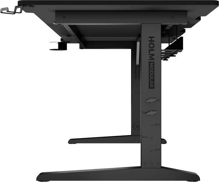 Genesis Holm Modular RGB Schreibtisch 160x75cm schwarz/schwarz