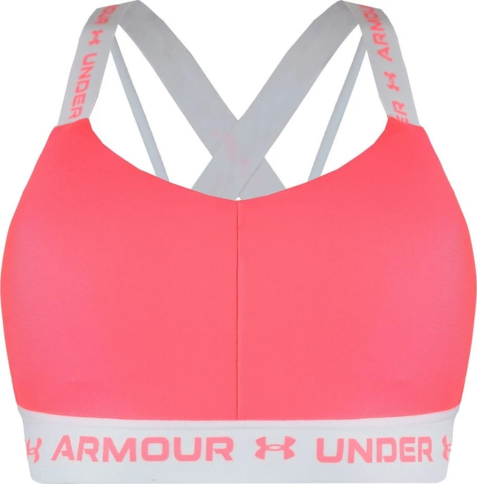Under Armour Crossback Low Sport-BH brillance/white (Damen)