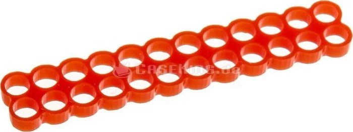 E22 24-Slot Stealth Kabelkamm 4mm, rot
