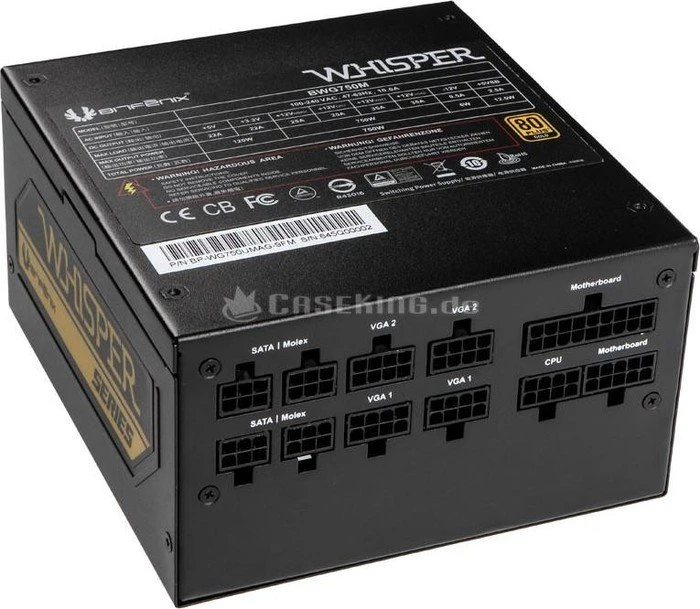BitFenix Whisper M 750W, ATX 2.4