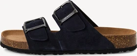 Tamaris Leder Pantolette blau (Damen)