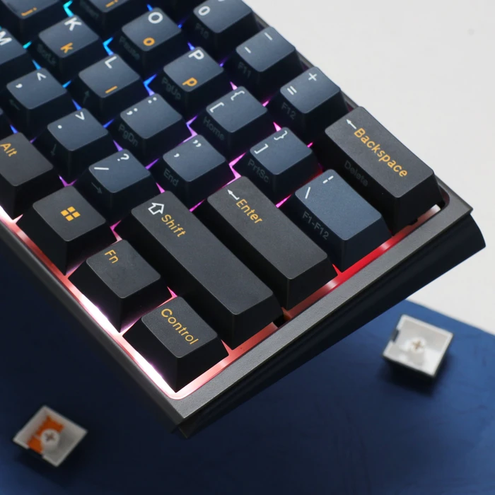 Ducky One 3 Pro Mini, Nazca Line, MX2A RGB BROWN, USB, US