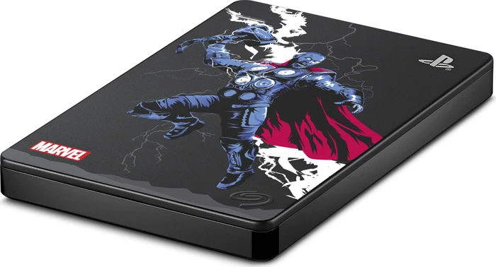 Seagate Game Drive for PlayStation - Marvel Avengers Limited Edition, 2TB, Thor, USB 3.0 Micro-B